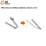 Příplatek za výměnu ramene LT340 za LT341